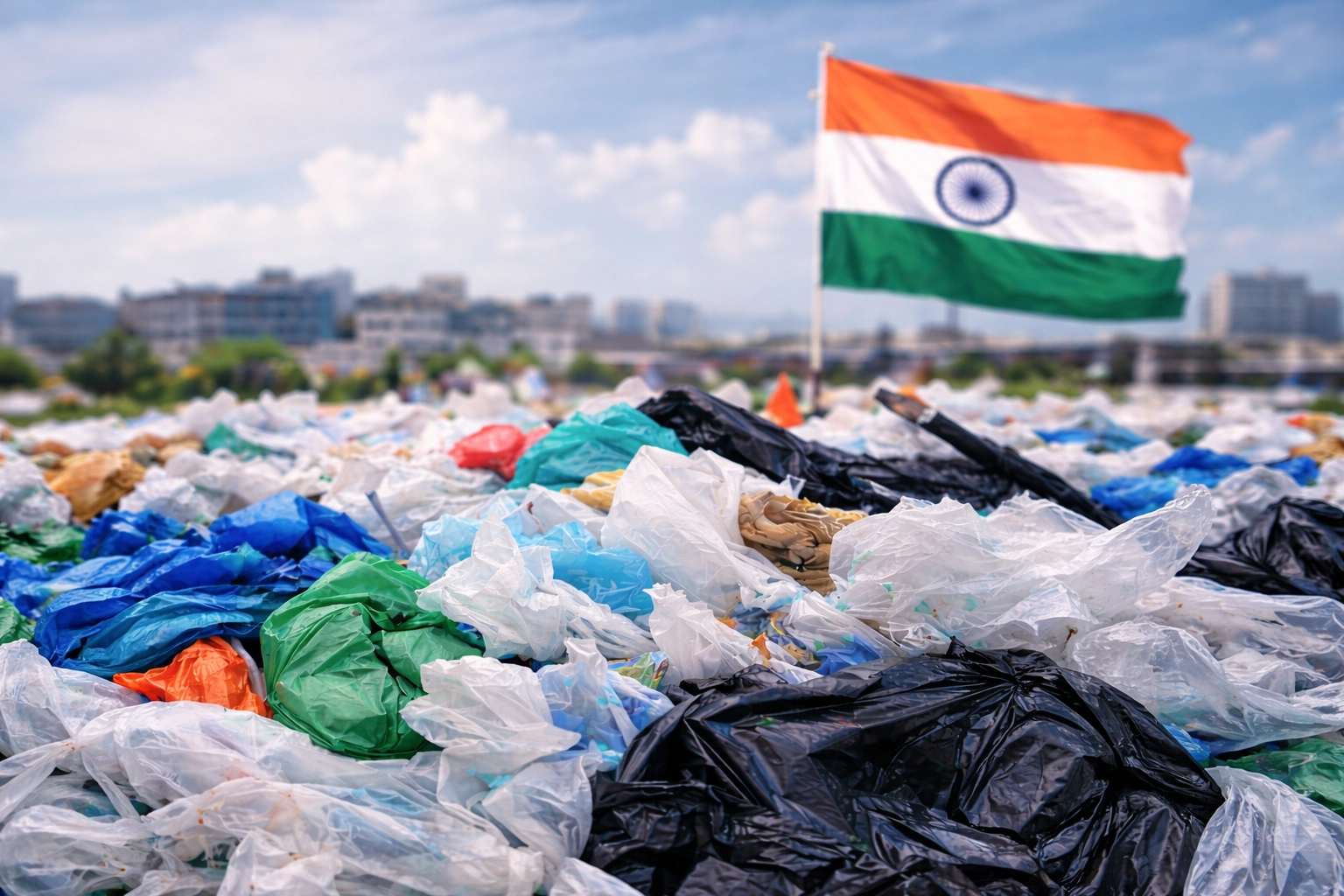 India to Ban Plastic Bags and Other Single-Use Items from 2nd October